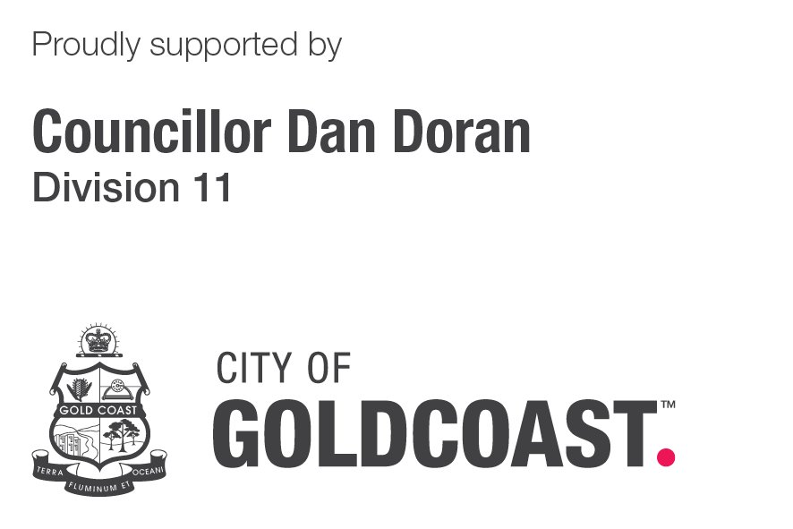 Proudly supported by Councillor Dan Doran, Division 11, and the City of Gold Coast.