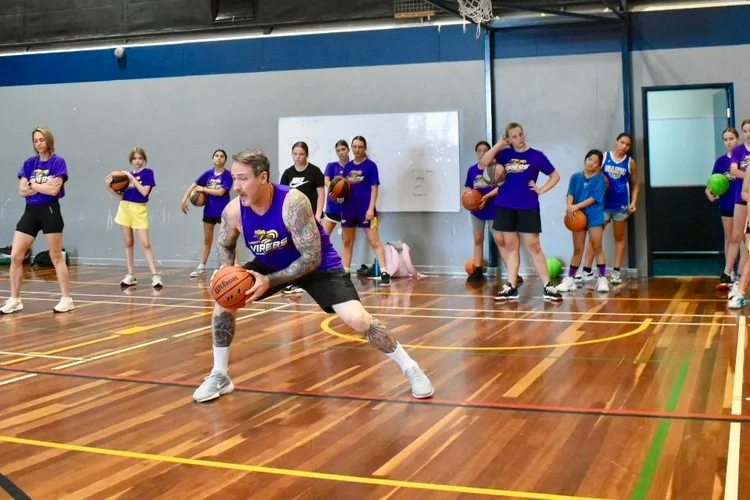 Girls only session warm-up