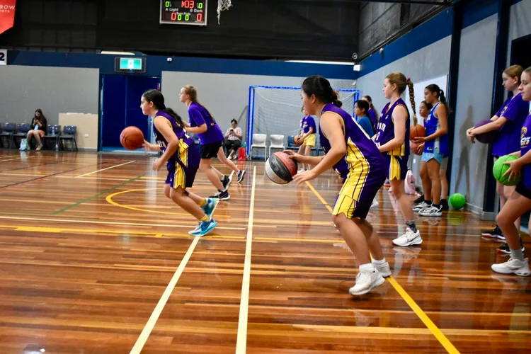 Players listening to a coach