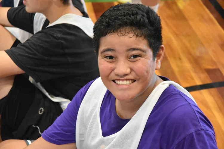 A junior Vipers player in the club playing singlet